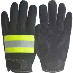 Genuine Feather Thin Flame Retardant Firefighter Gloves